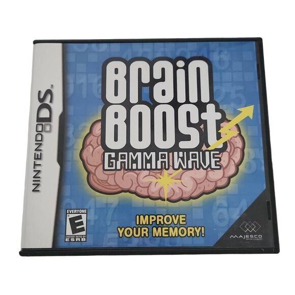 Nintendo DS Brain Boost GammaWave Game with Case - Picture 1 of 4